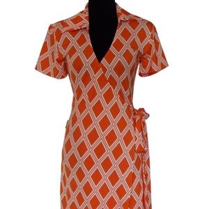 TRACY NEGOSHIAN WRAP DRESS-SIZE XS
